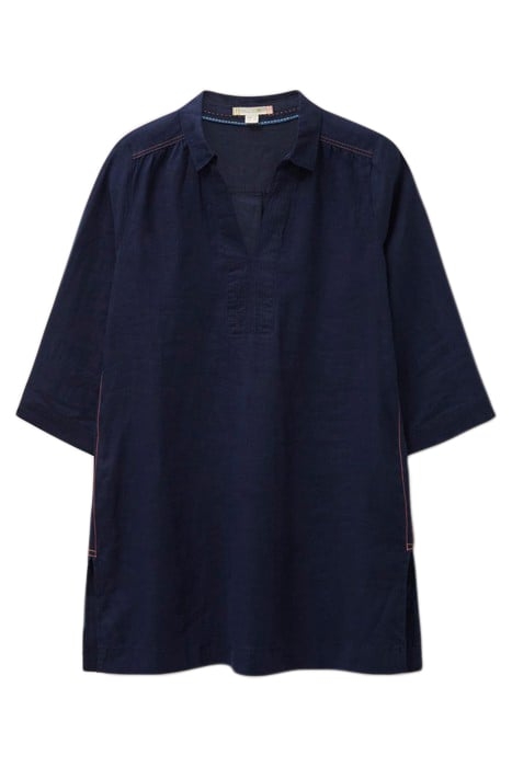 BLAIRE LINEN TUNIC DARK NAVY 4