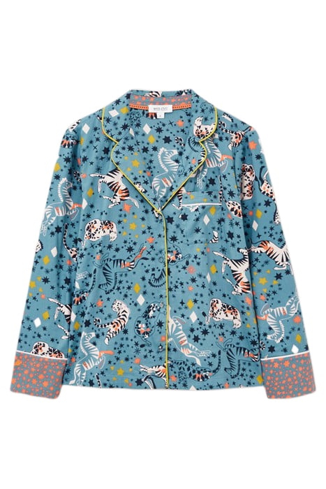 NINA  PJ SHIRT BLUE 4