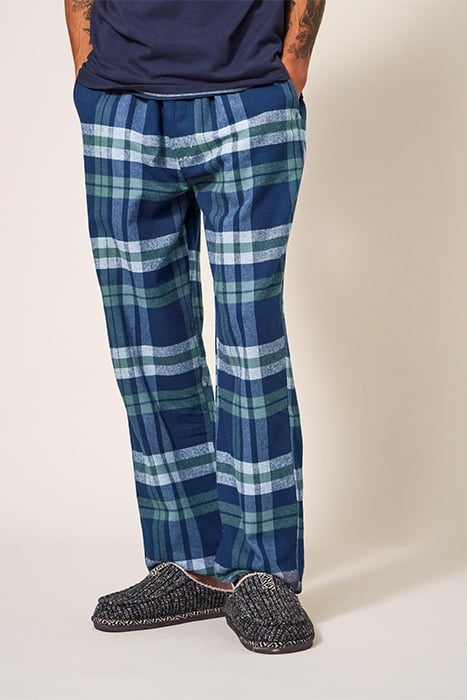MOORLAND FLANNEL PJ TROUSER NAVY 1