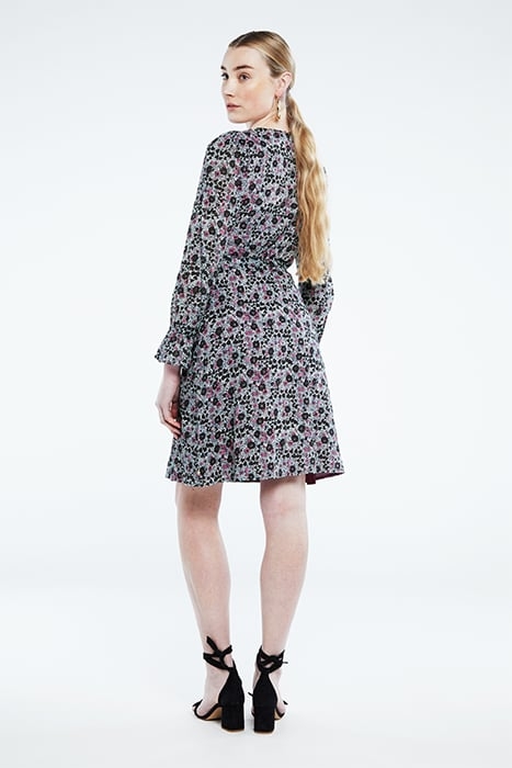 ISABELLA SHORT DRESS WARM WHITE/ANTRA 2