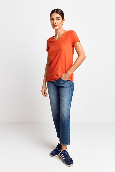 ORGANIC SLUB SHIRT CHERRY TOMATO 2