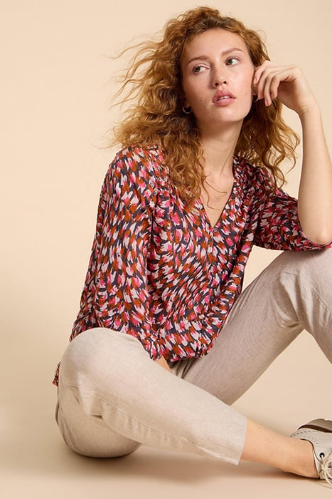 RAE  COTTON TOP PINK PRINTED 3