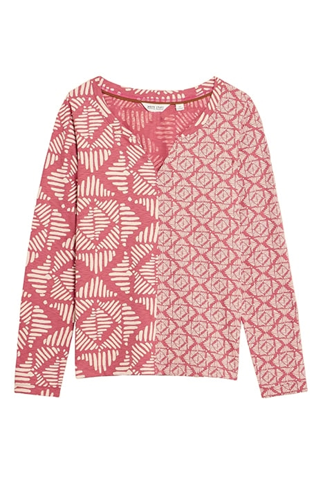 NELLY  TEE PINK PRINTED 3