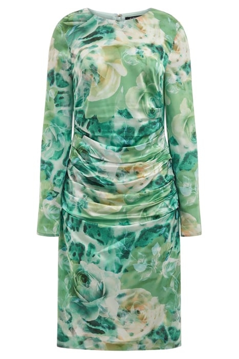 SOPHIA DRESS ROSES BOUQUET PRINT 1