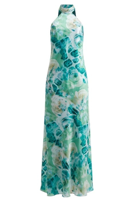 SOPHIA LONG DRESS ROSES BOUQUET PRINT 3