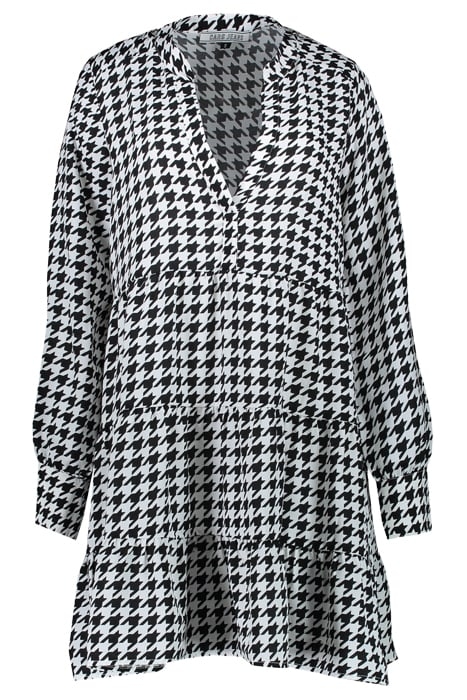 LEILANI DRESS PIED DE POULE BLACK 1