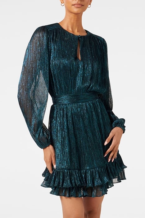 GOLDIE PETITE PLISSE MINI TEAL 1