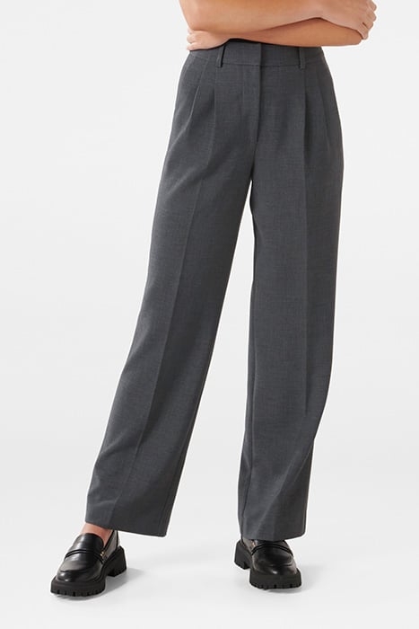 DANIELLE STRAIGHT LEG PANTS GREY MARLE 1