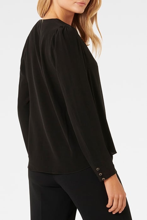 TIFFANY ROSETTE TOP BLACK 2