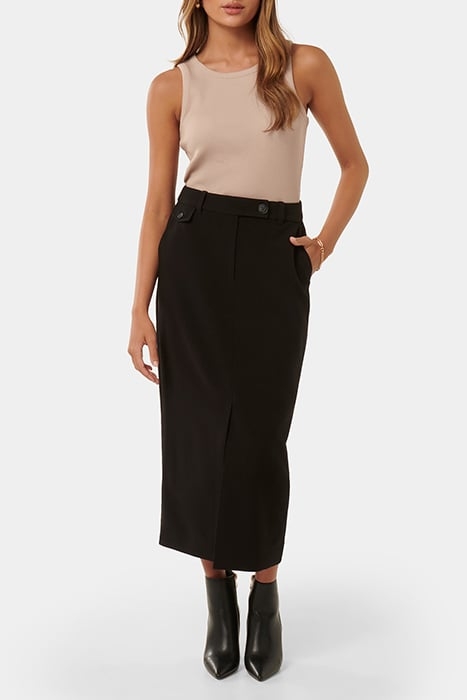 ALYHA PETITE A LINE SKIRT BLACK 3