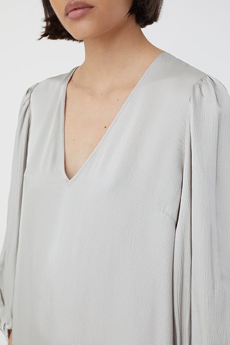 PUFF SLEEVE DRESSES GREY ALABASTER 5