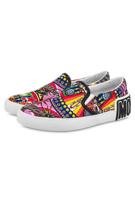 PINBALL PRINTS SLIP-ON SNEAKERS MULTICOLOR 2