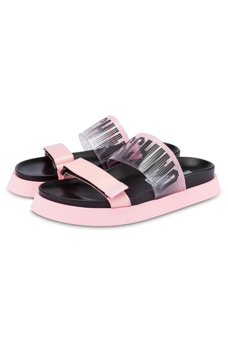 DEGRADÉ LOGO BAND SANDALS PINK 2