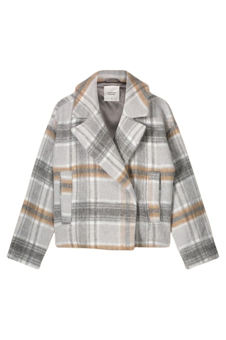 WOOL CHECK JACKET WOOL CHECK FOG 2