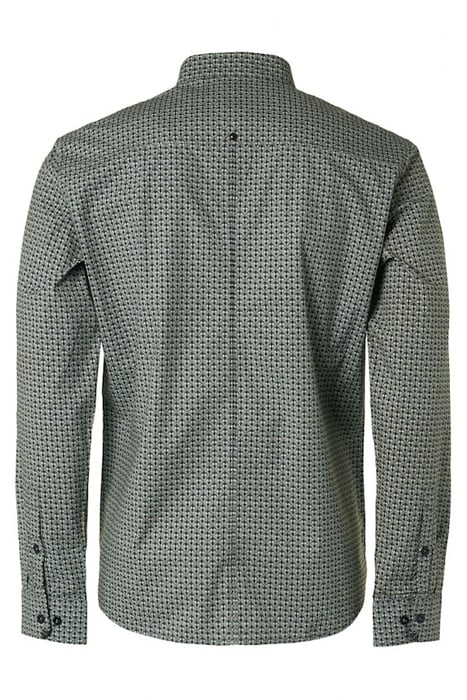 SHIRT STRETCH ALLOVER PRINTED LIGHT SEAGREEN 5