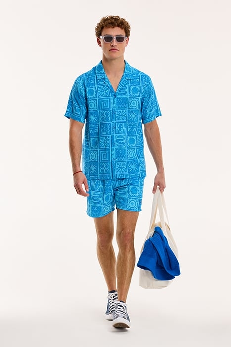 MEN SHORTSLEEVE MYTHOS TILE SKYDIVE BLUE 6