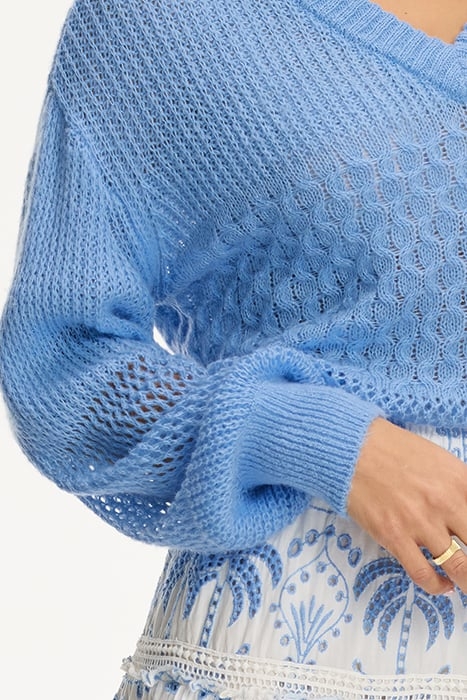 LADIES HAILEY SWEATER BRASIL BLUE 7