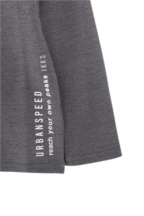 BOYS’ GREY T-SHIRT WITH FLOCKED POCKET 4