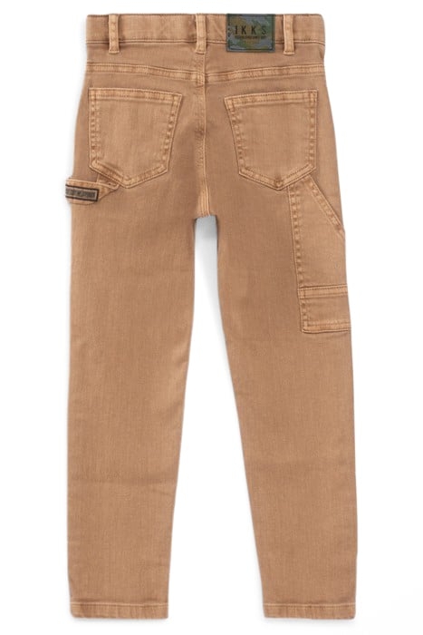 BOYS’ CAMEL CARPENTER-STYLE STRAIGHT TROUSERS 2