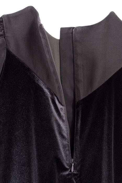 GIRLS’ GREY MIXED FABRIC DRESS WITH SLOGAN 4