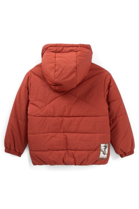 BOYS’ BRICK FUR-LINED RECYCLED PADDED JACKET 2