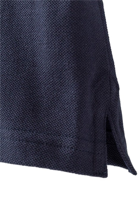 BOYS’ NAVY STRIPED RIBBED POLO SHIRT 5