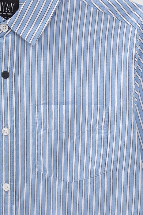 BOYS’ ECRU SHIRT WITH BLUE STRIPES 5