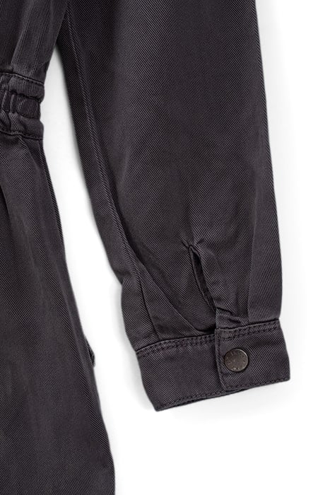 GIRLS’ GREY LYOCELL® ZIPPED JUMPSUIT 6