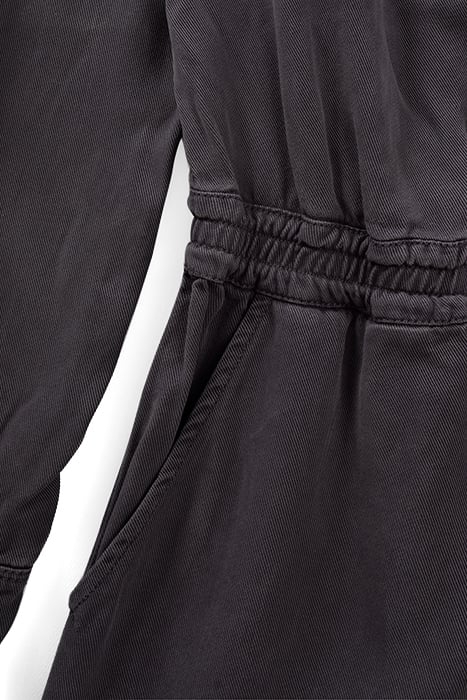 GIRLS’ GREY LYOCELL® ZIPPED JUMPSUIT 7