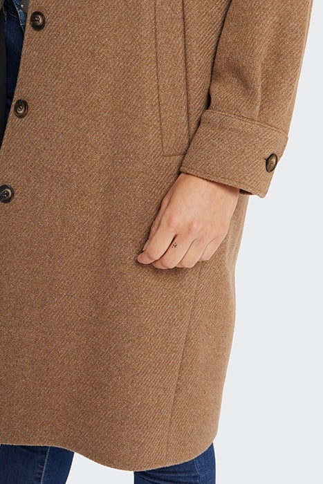 FAWN OVERSHIRT-STYLE LONG COAT 5