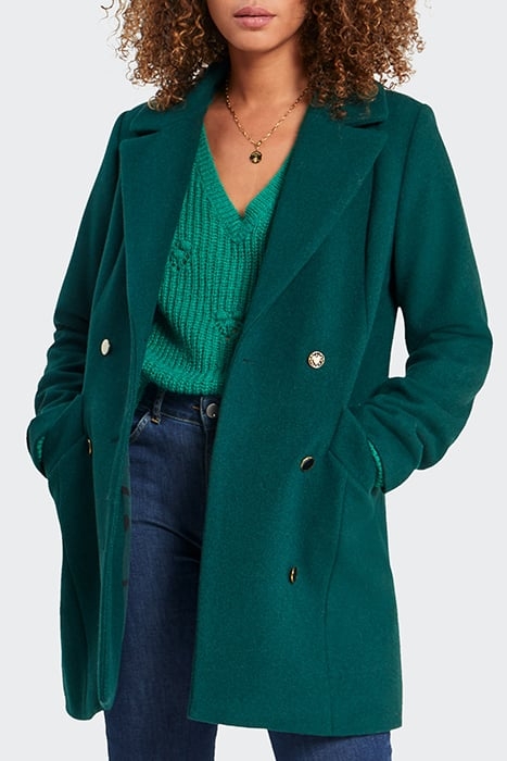 IMPERIAL GREEN PEA COAT-STYLE COAT 1