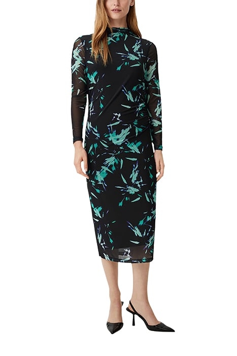 COMMA DRESSES GREY/BLACK 4