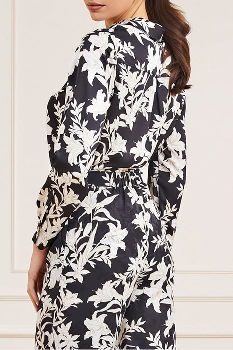 THE ICON BLOUSE PRINT SUNBURST BLACK BUTTON-DOWN SHIRT PRINT 2