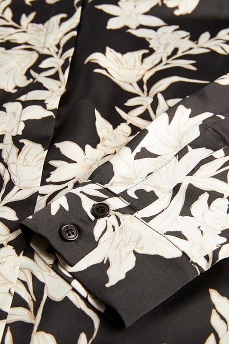 THE ICON BLOUSE PRINT SUNBURST BLACK BUTTON-DOWN SHIRT PRINT 8