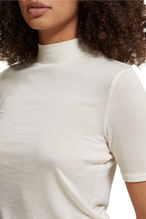 MOCK NECK SHORT SLEEVED T-SHIRT SOFT ICE 6