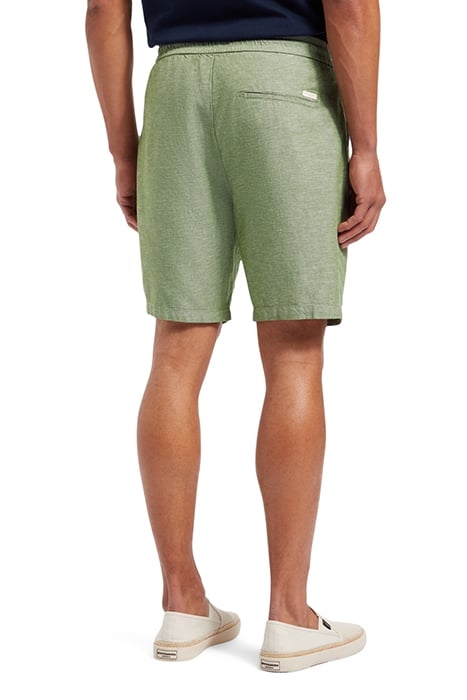 FAVE- COTTON/LINEN TWILL BERMU ARMY 2