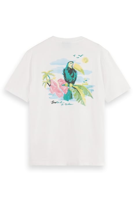 FRONT BACK ARTWORK T-SHIRT WHITE 5