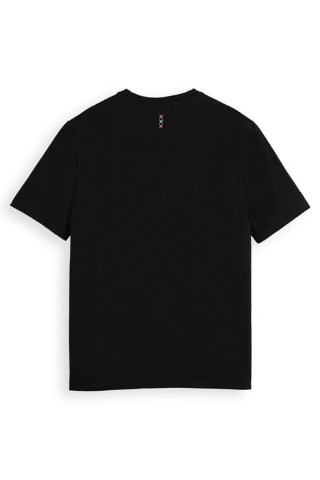 COTTON LINEN T-SHIRT BLACK 2