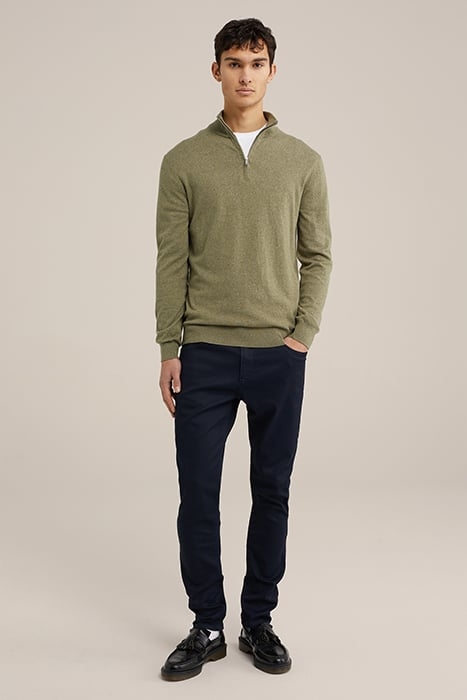 5-POCKET MID WAIST NAVY BLUE 3