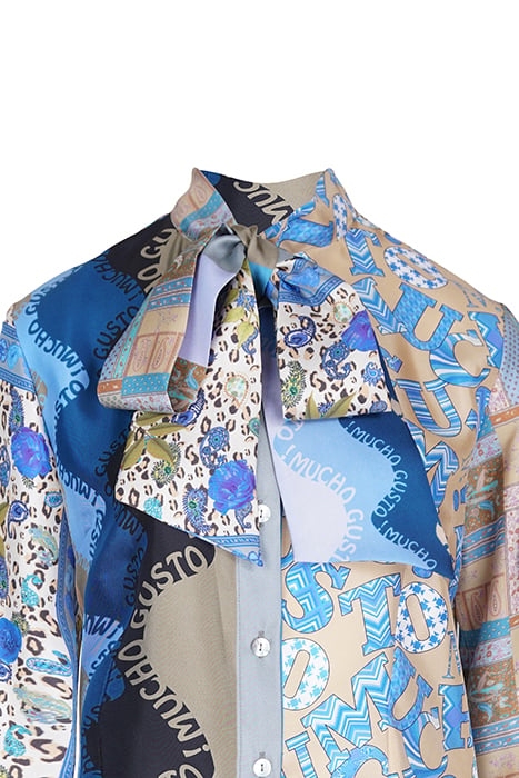 BLOUSE ST. TROPEZ PATCHWORK BLOUSE BLUE 2