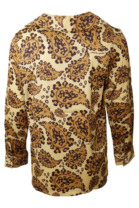 BLOUSE RICCIA LEOPARD PAISLEY BEIGE 2