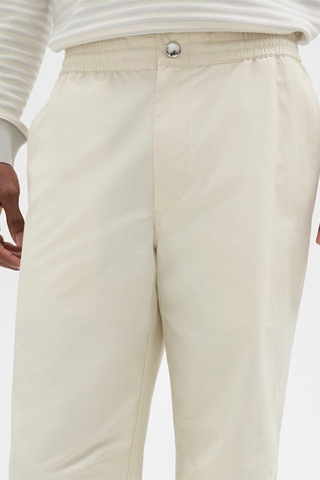 COTTON-BLEND JOGGER PANT ECRU 3