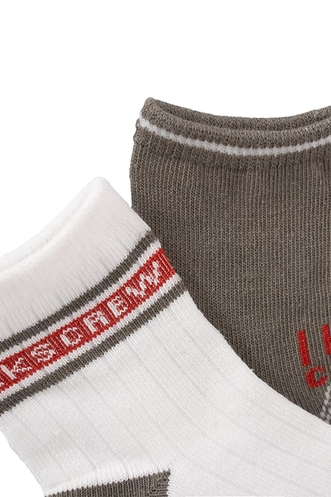 BABY BOYS' KHAKI/ECRU RIBBED SOCKS KHAKI 6