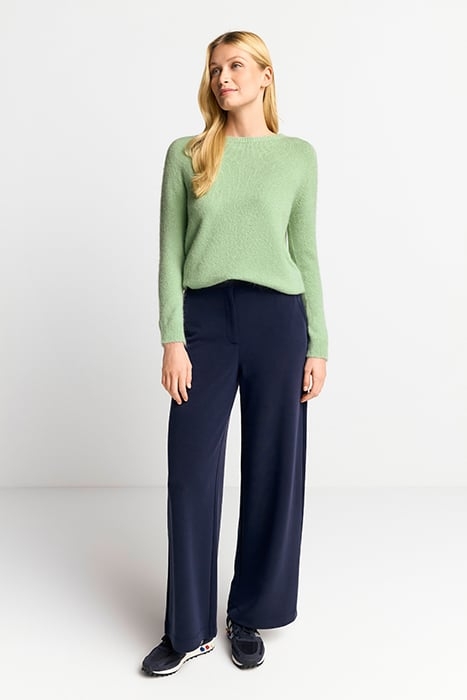 COZY CREW NECK RECYCLED MATCHA 2