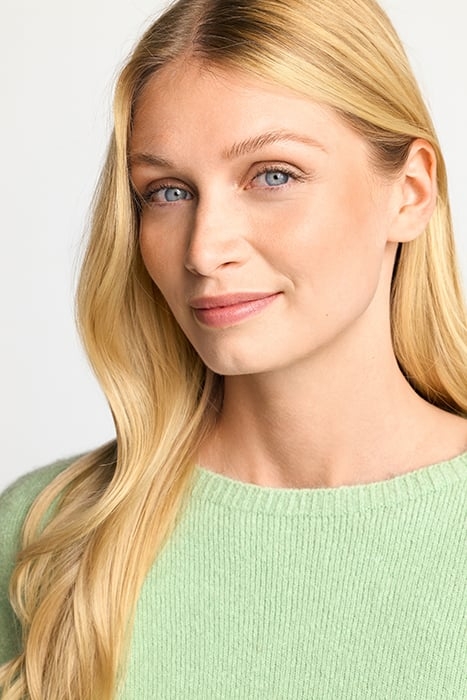 COZY CREW NECK RECYCLED MATCHA 4