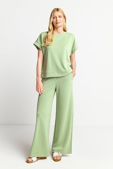 TENCEL PEACHED SHIRT MATCHA 2