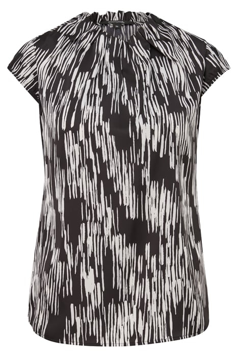 COMMA BLOUSES GREY/BLACK 4