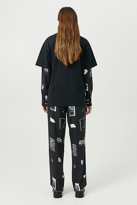 COLLAGE PRINT T-SHIRT BLACK 5