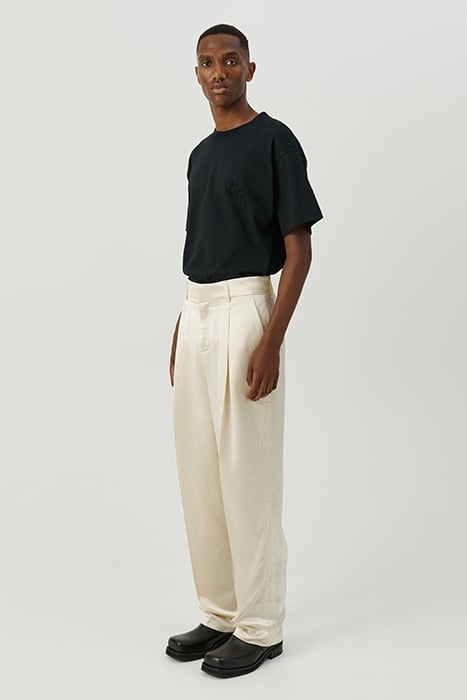 ULA EMBROIDED PANTS OFF WHITE 3