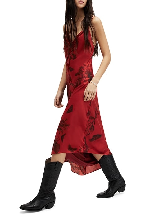 ALEXIA SANIBEL DRESS RUST RED 5